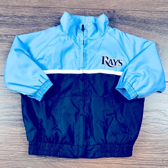 Majestic Tampa Bay Devil Rays Baby Windbreaker Zip Up Jacket Size 6/9 Months - Picture 1 of 5